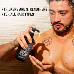 Viking Revolution spiced vanilla mens conditioner bottle for deep conditioning and smoother hair.