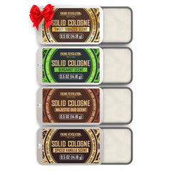 Viking Revolution spiced-vanilla solid cologne compact for easy on-the-go scent.