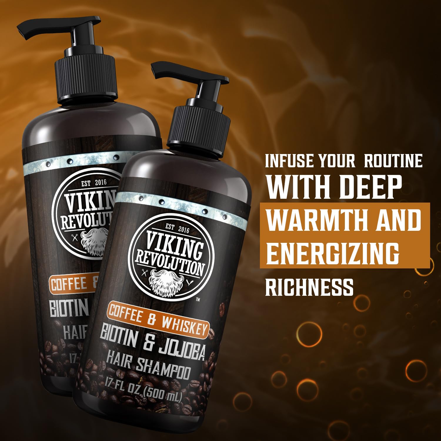 Viking Revolution sulfate-free formula bottle for gentle cleansing