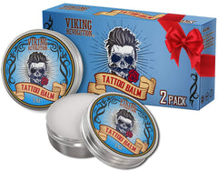 Viking Revolution tattoo care balm jar ready for daily skin hydration