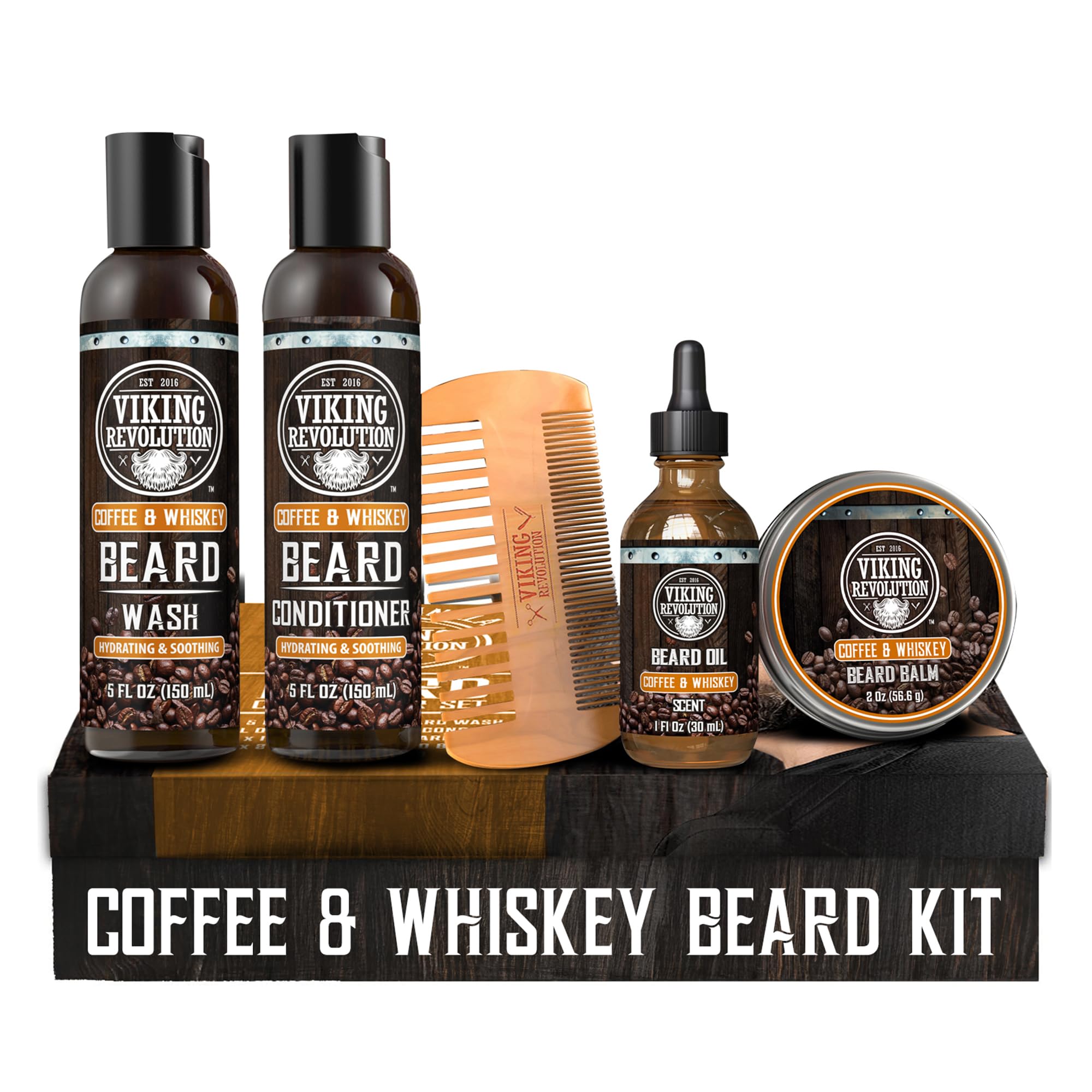 Viking Revolution Ultimate Conditioner Beard Wash Set for daily beard grooming and nourishment.