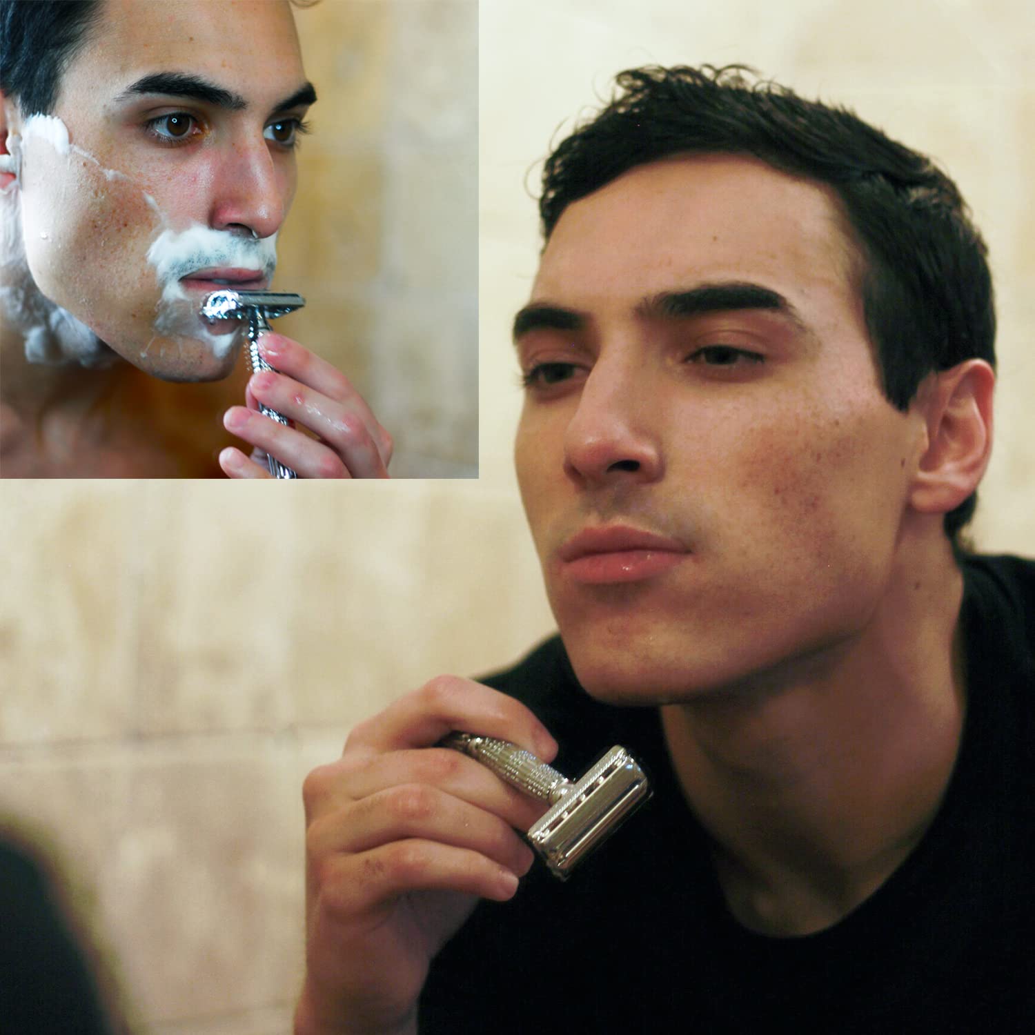 Vikings Blade reusable design minimizes waste while offering durable shaving