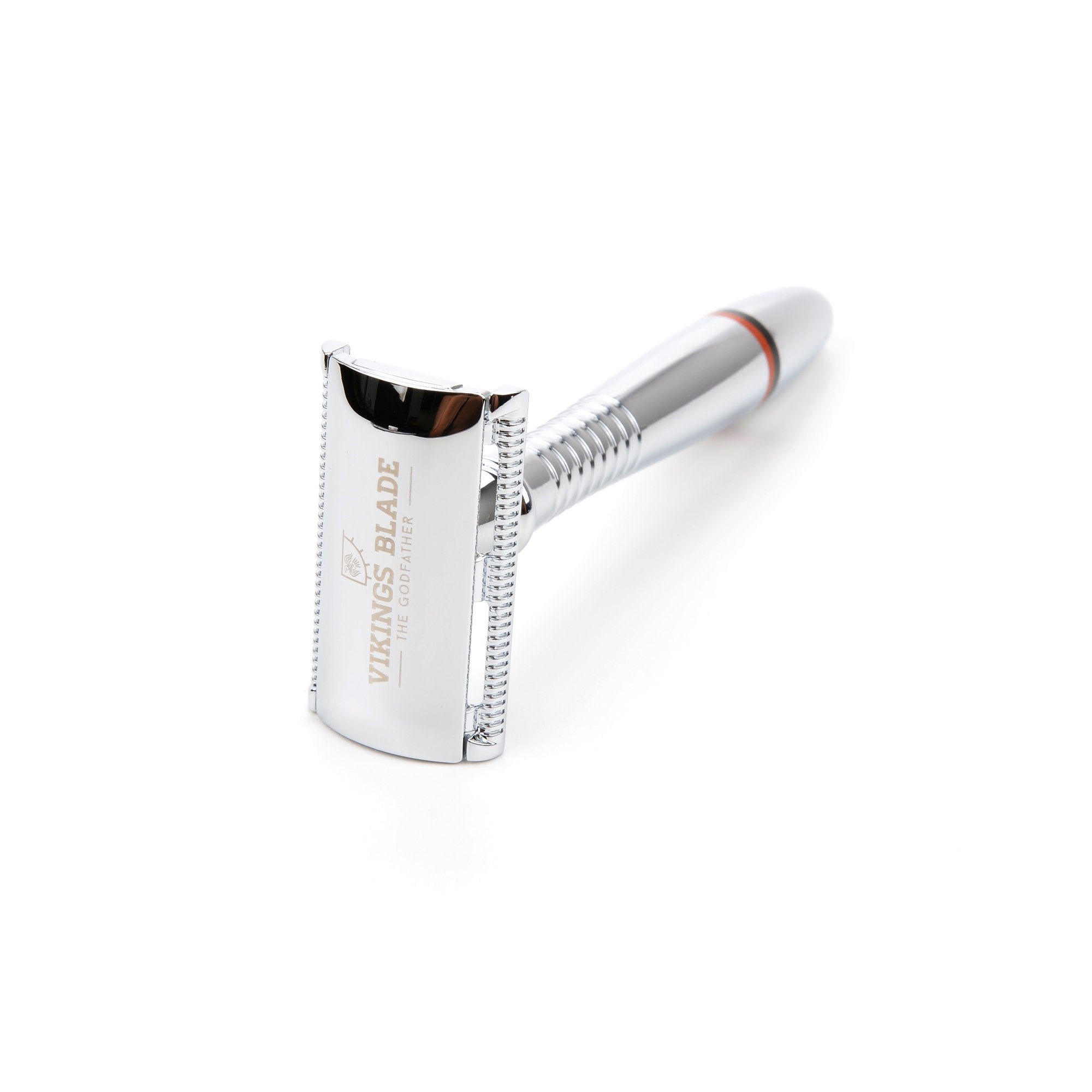 Vikings Blade reusable metal razor suggests lifelong durability.