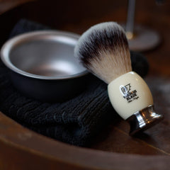 Vikings Blade White Knight heavy acrylic base conveys substantial luxury feel.