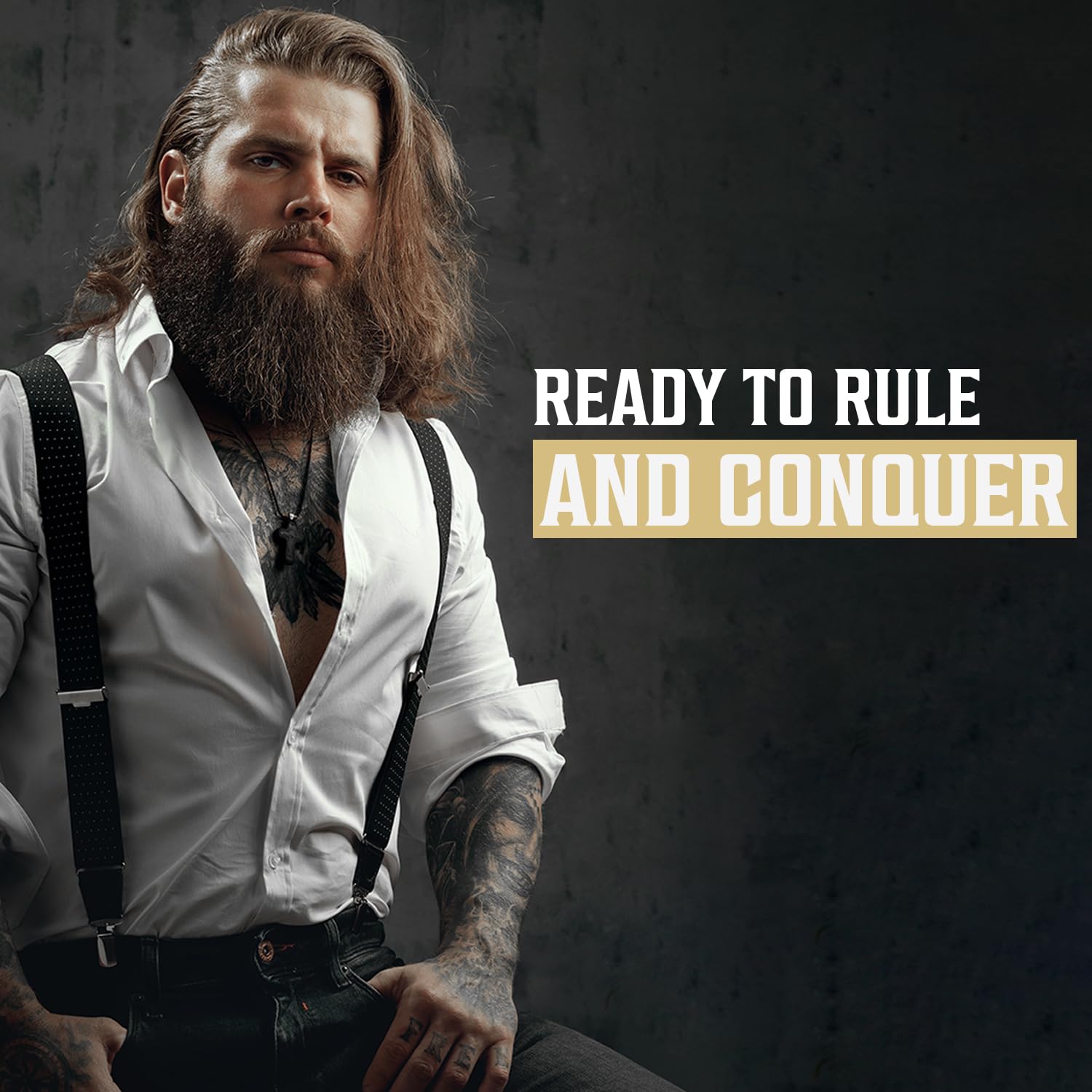 Viking Revolution beard care kit box shows a complete grooming routine.