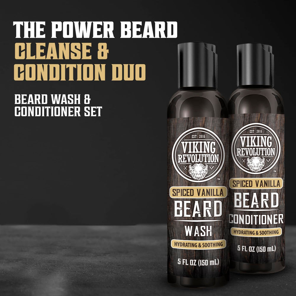 Viking Revolution beard conditioner tube provides smoothness for easier detangling.
