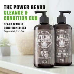 Viking Revolution beard conditioner tube smooths and nourishes beard for softer feel.
