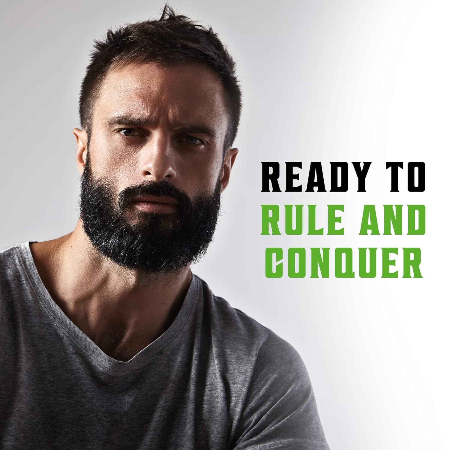 Viking Revolution grooming scene shows aftercare steps for a healthier beard.