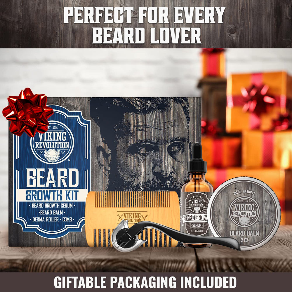 Viking Revolution 0.25mm beard roller for gentle skin stimulation.