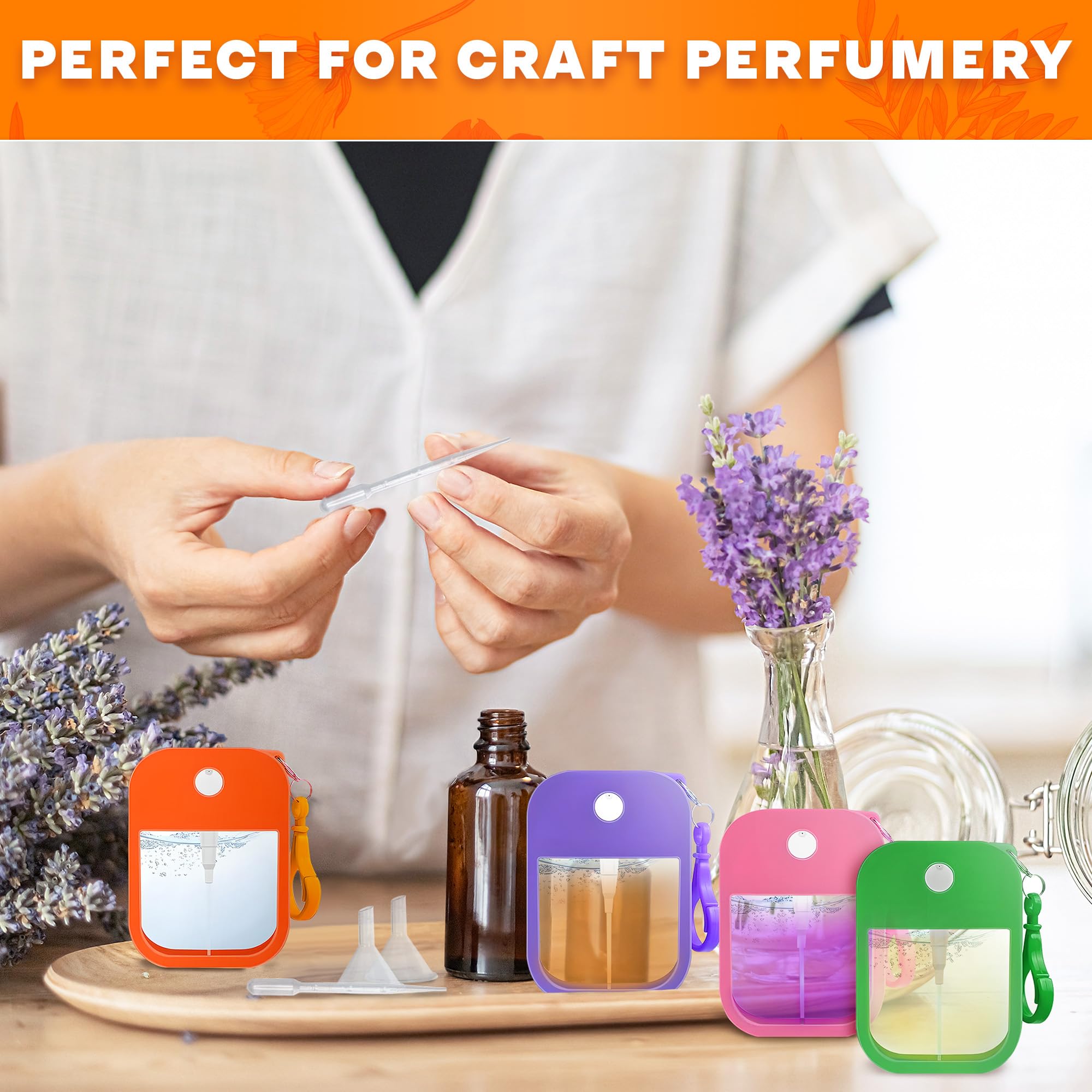 VIKROM clear liquid level view—track remaining scent easily.