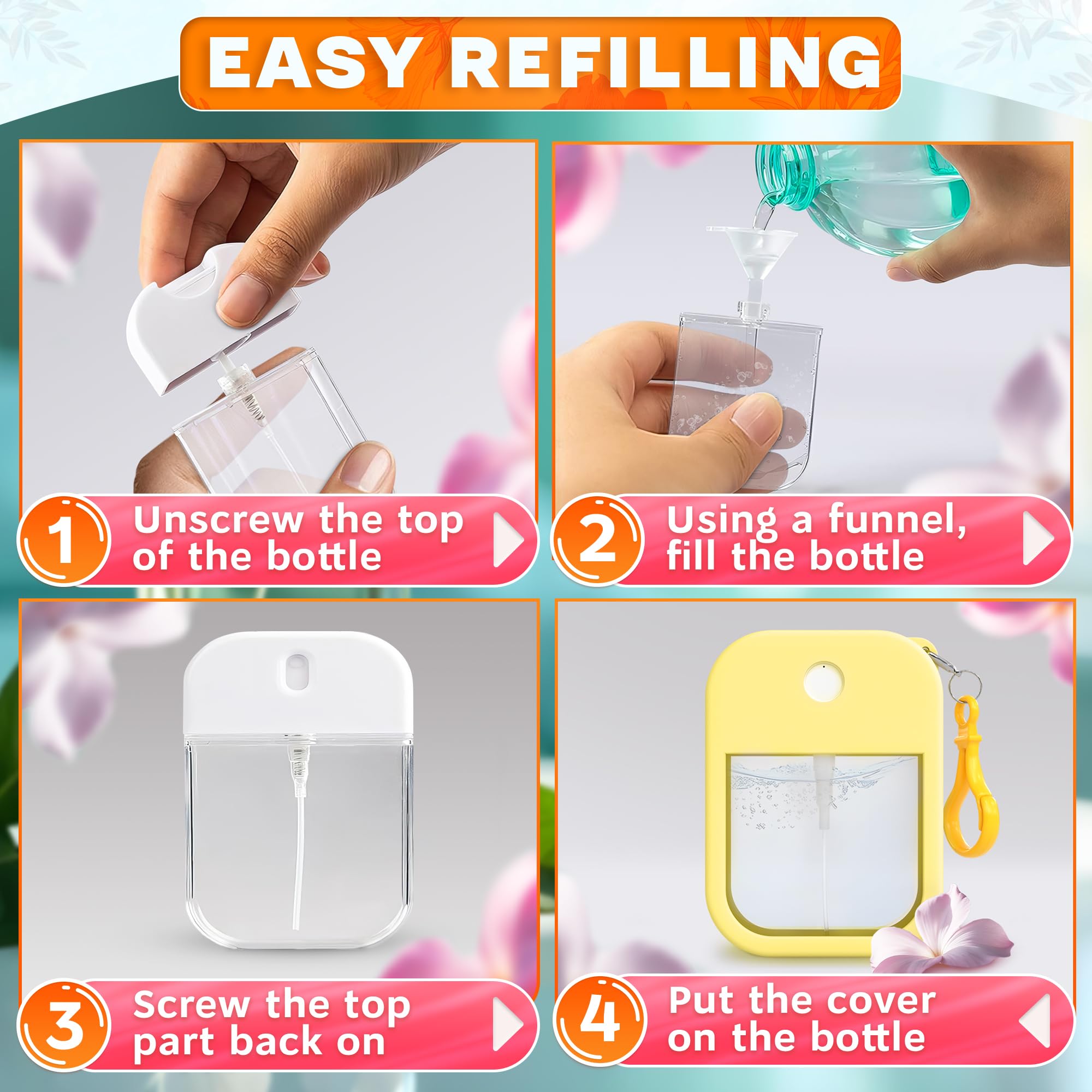 VIKROM leakproof seal—prevents spills in your purse or bag.