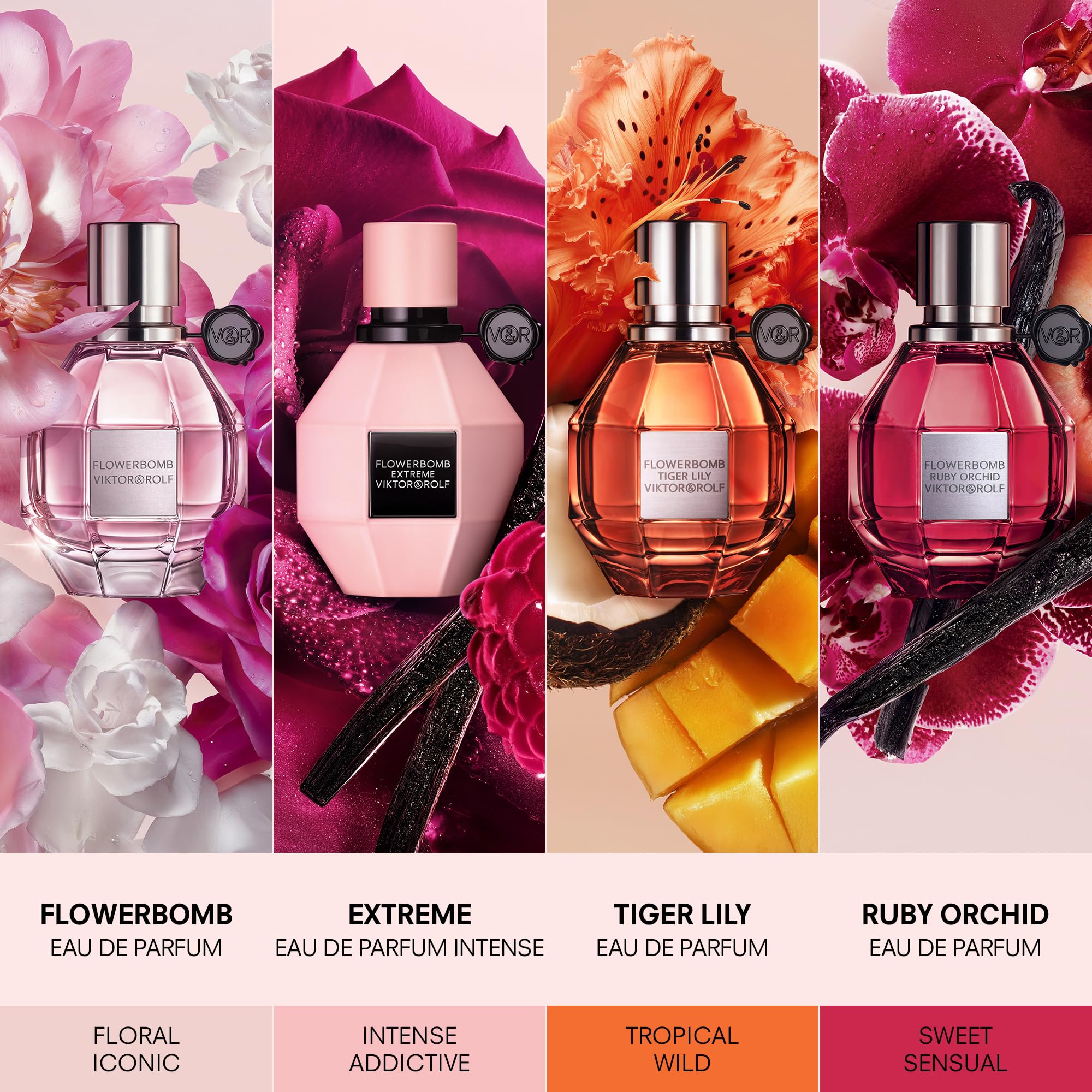 Viktor&Rolf Flowerbomb EDP on wrist—subtle to moderate scents for daytime