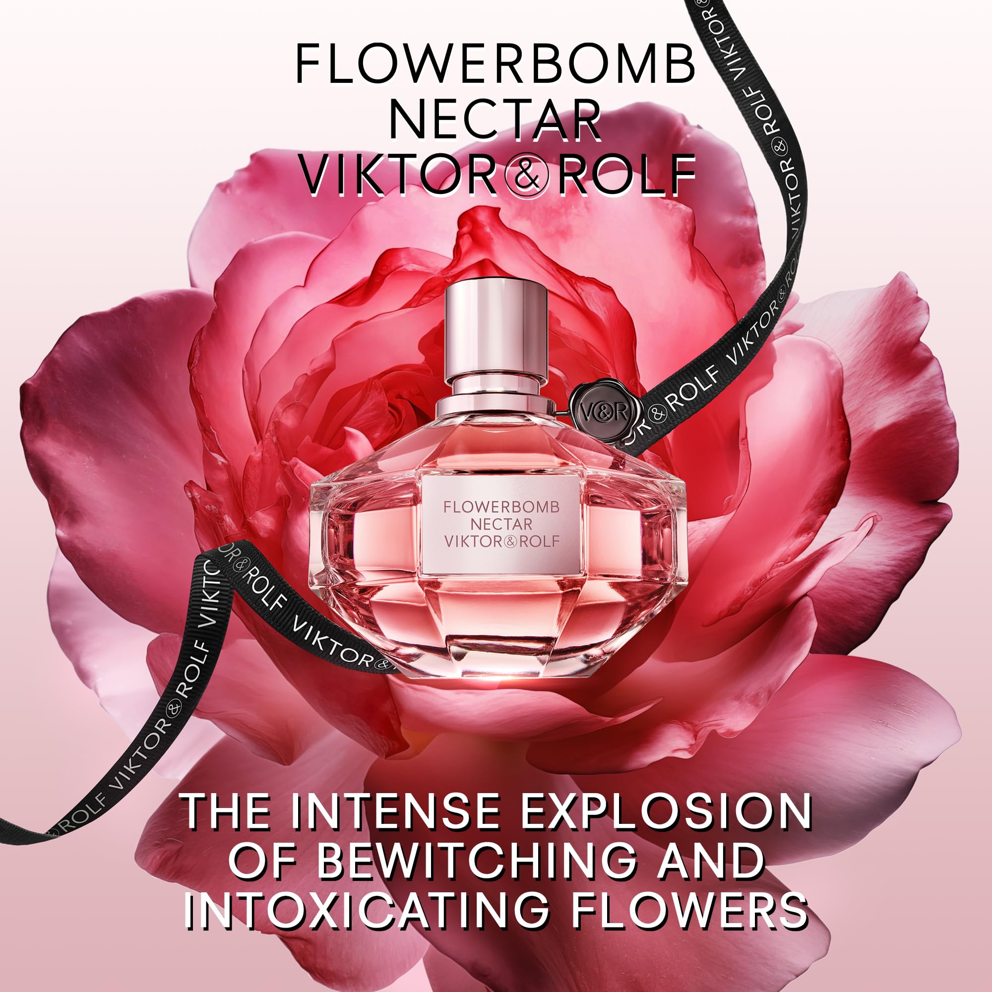 Viktor&Rolf Flowerbomb Nectar dresser display suggesting refined daily elegance.