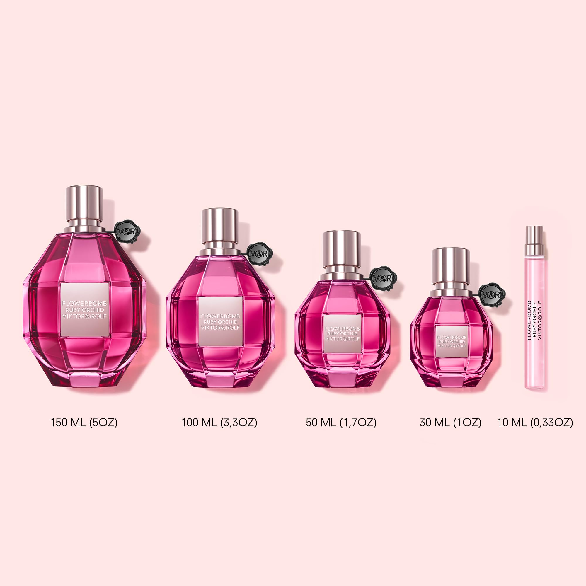 Viktor&Rolf Flowerbomb Ruby Orchid rose petal note detail suggests delicate layers.