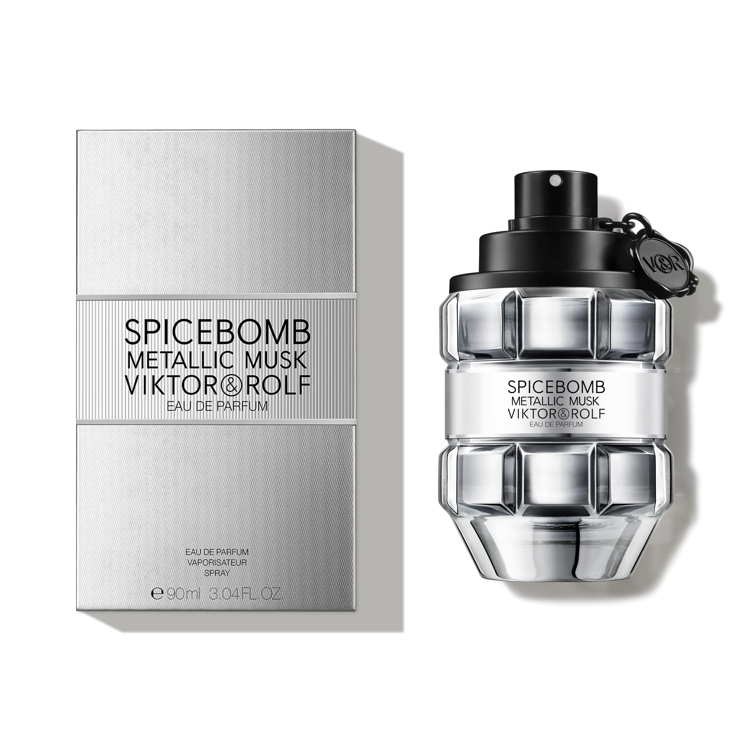 Viktor&Rolf Spicebomb Metallic Musk bottle cap with premium metallic finish