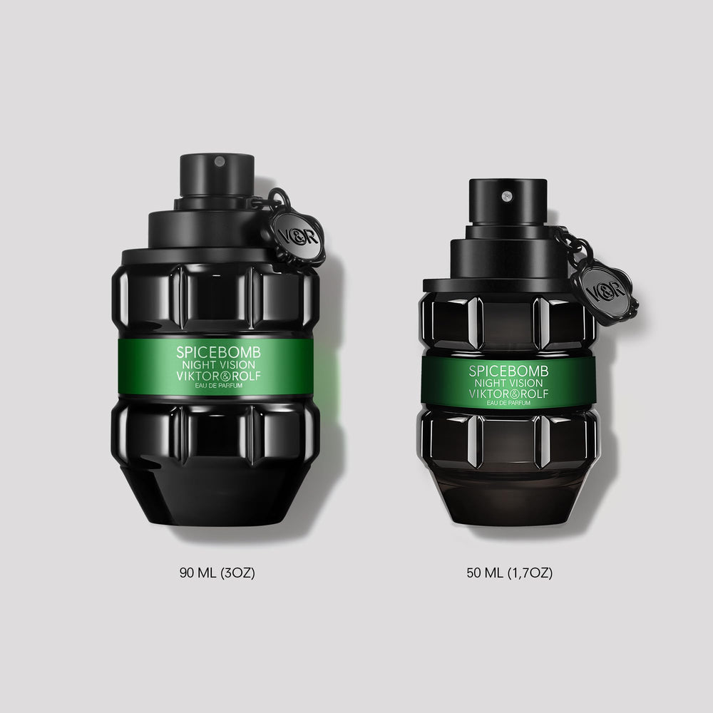 Viktor&Rolf Spicebomb Nightvision closeup shows woody base and lasting warmth.