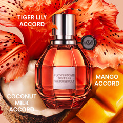 Viktor&Rolf Tiger Lily EDP cap detail; premium design accent.