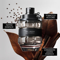 Viktor&Rolf Spicebomb bottle close-up highlighting woody spicy character.