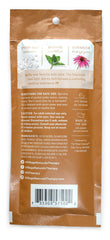Village Naturals Therapy Breathe lemon mint soak in a dissolving packet for refreshing bath experience