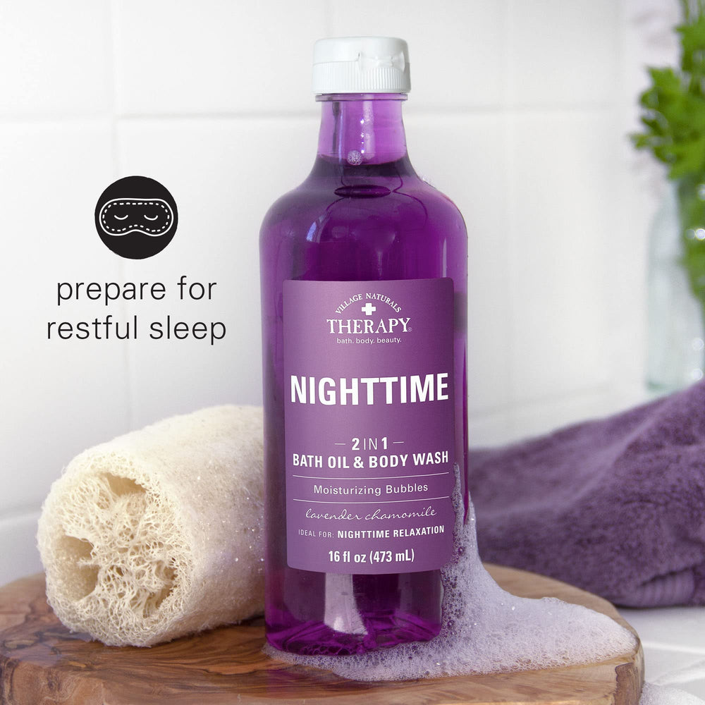Village Naturals Therapy Nighttime Relief 2-pack offers convenient value for nightly routine