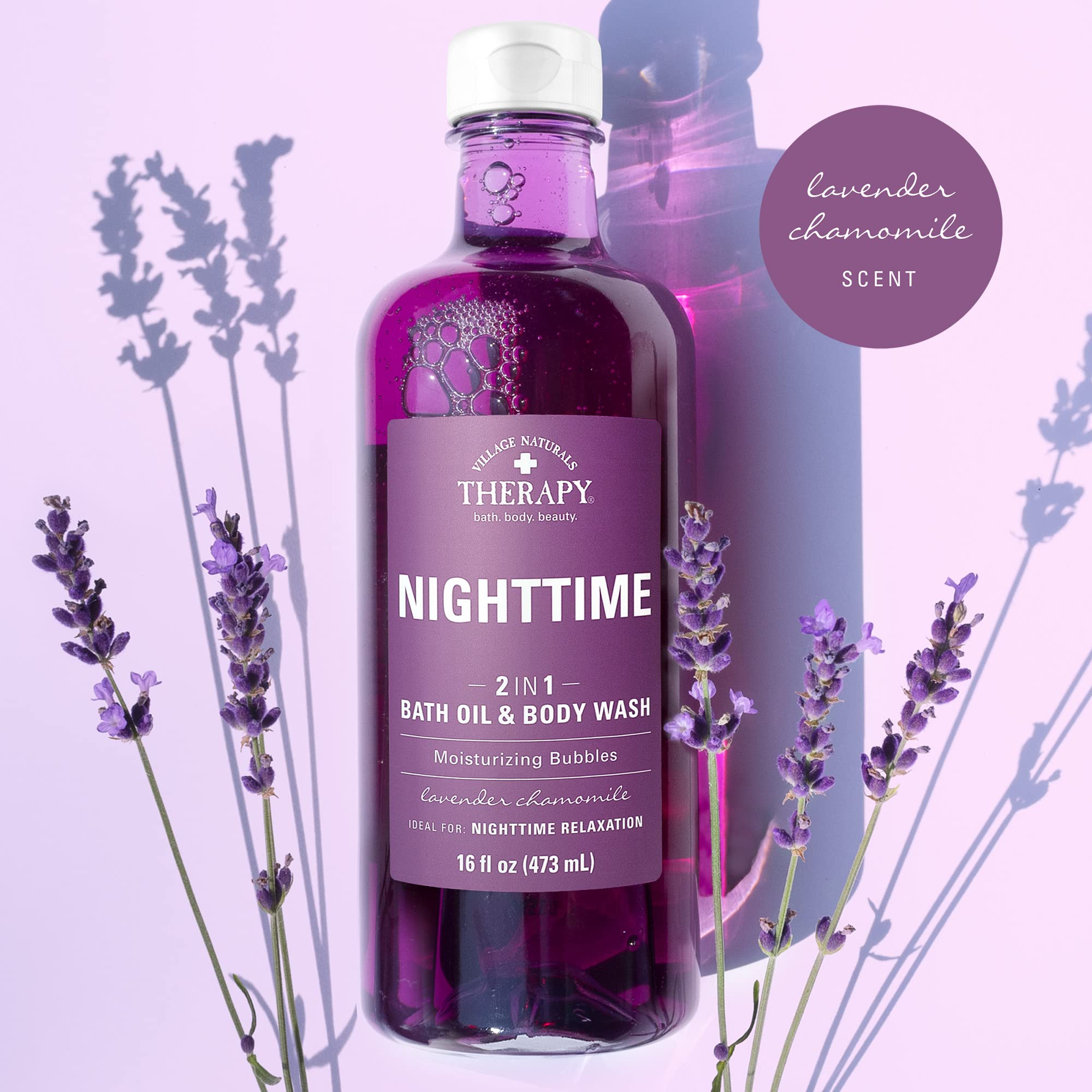 Village Naturals Therapy Nighttime Relief USA-made cruelty-free formula
