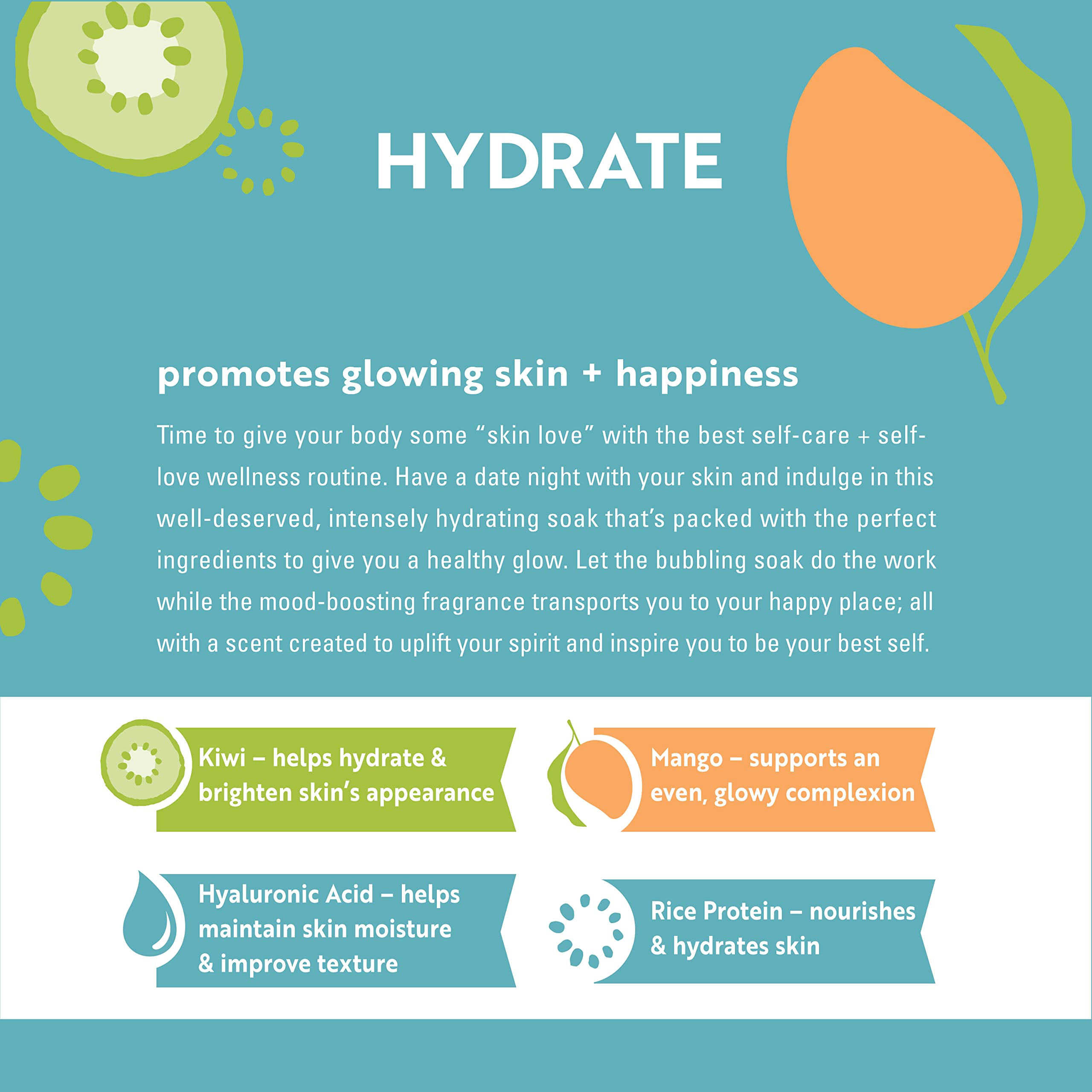 Pack of Village Naturals Therapy Hydrate Foaming Bath Soaks for multiple baths