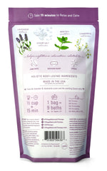 Village Naturals Therapy Nighttime Foaming Epsom Soak scent promotes unwinding after a long day