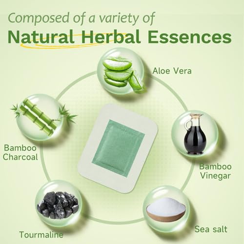 Villsure Aloe Vera Bamboo Foot Pads closeup highlighting natural ingredients for soothing pampering.