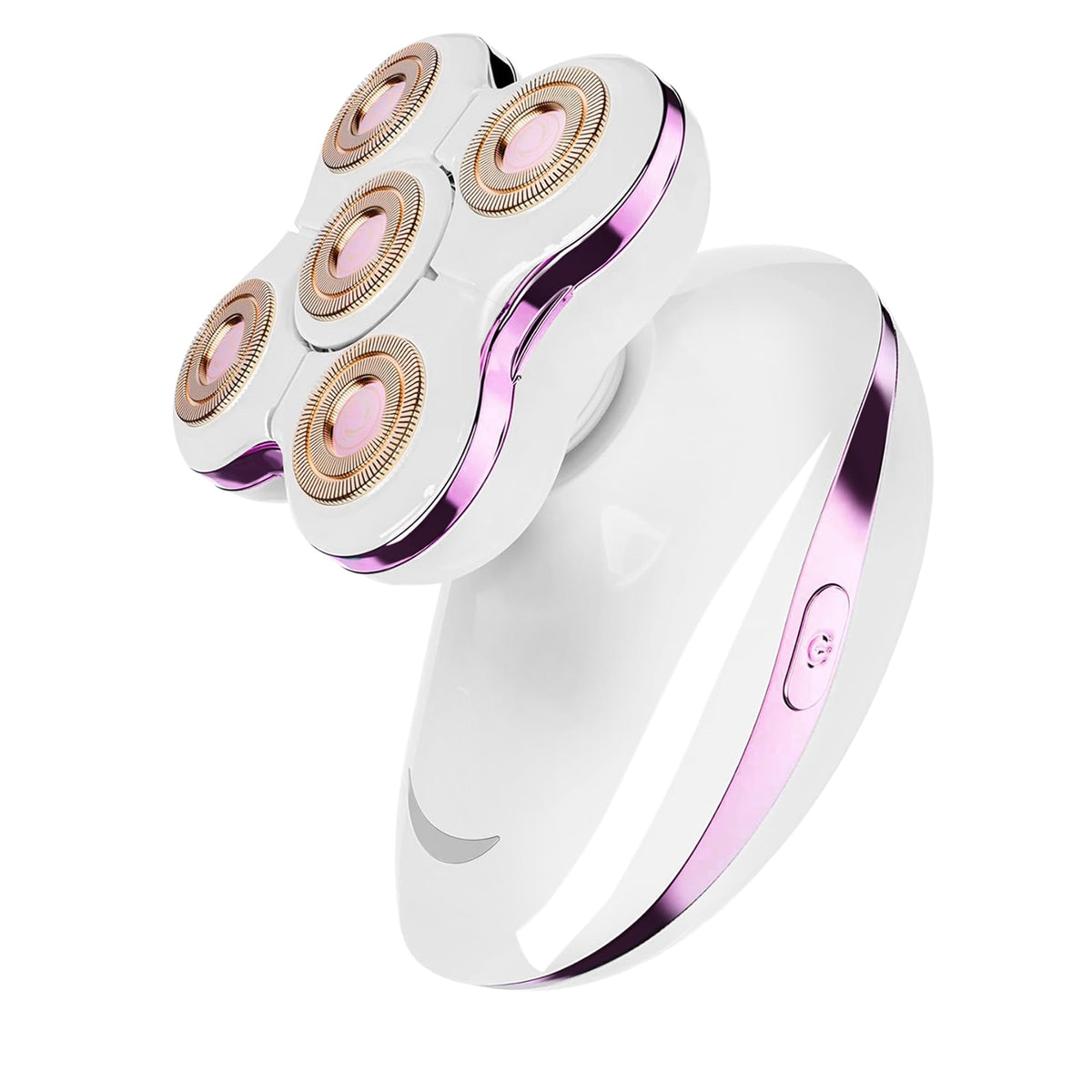 VIMC electric razor face close-up highlights five blades for a close, smooth shave