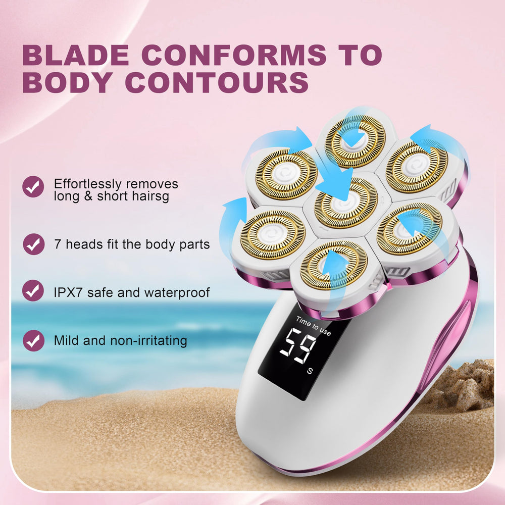 VIMC water-resistant design allows grooming in wet conditions.
