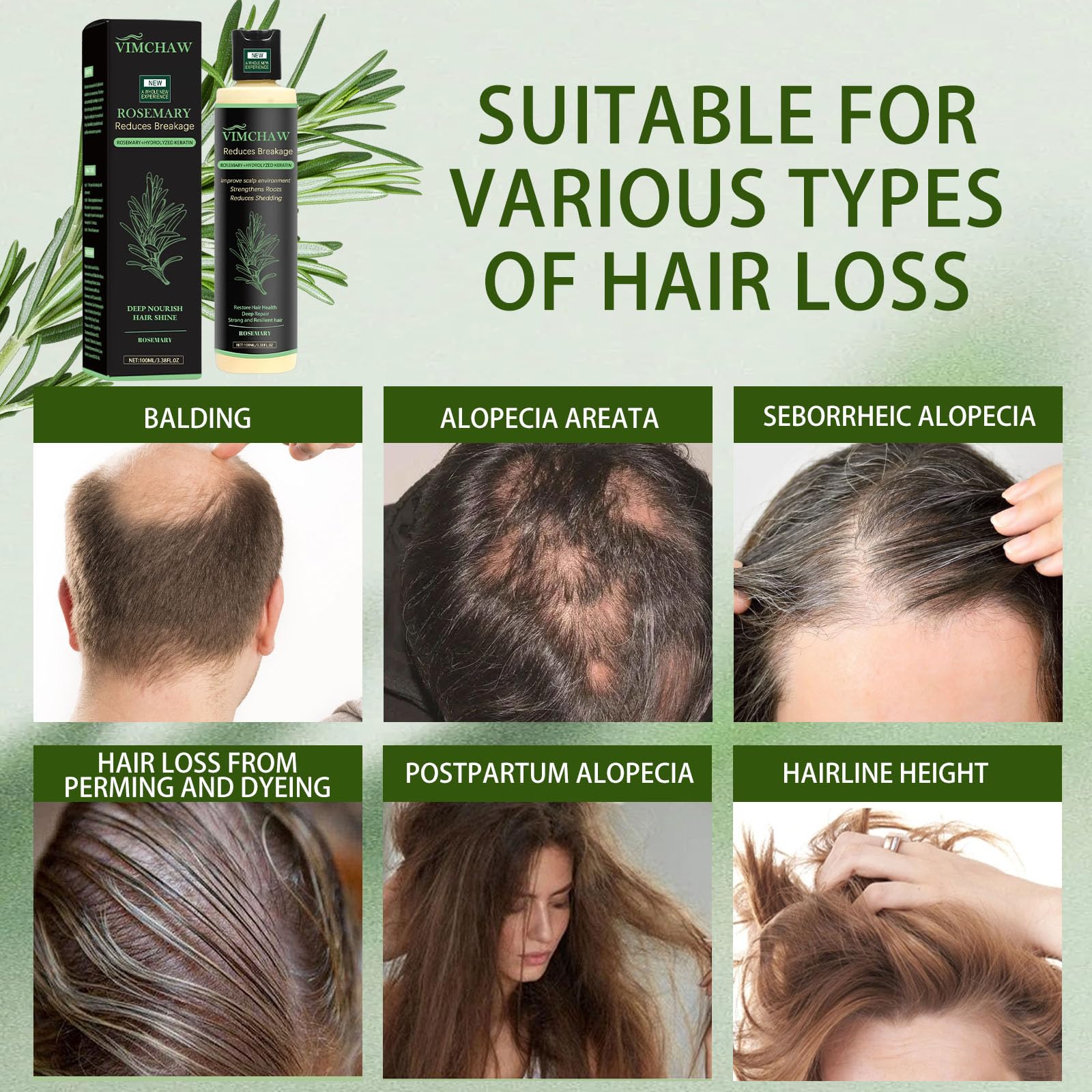 Vimchaw bathroom shampoo scene showcases daily scalp care routine.