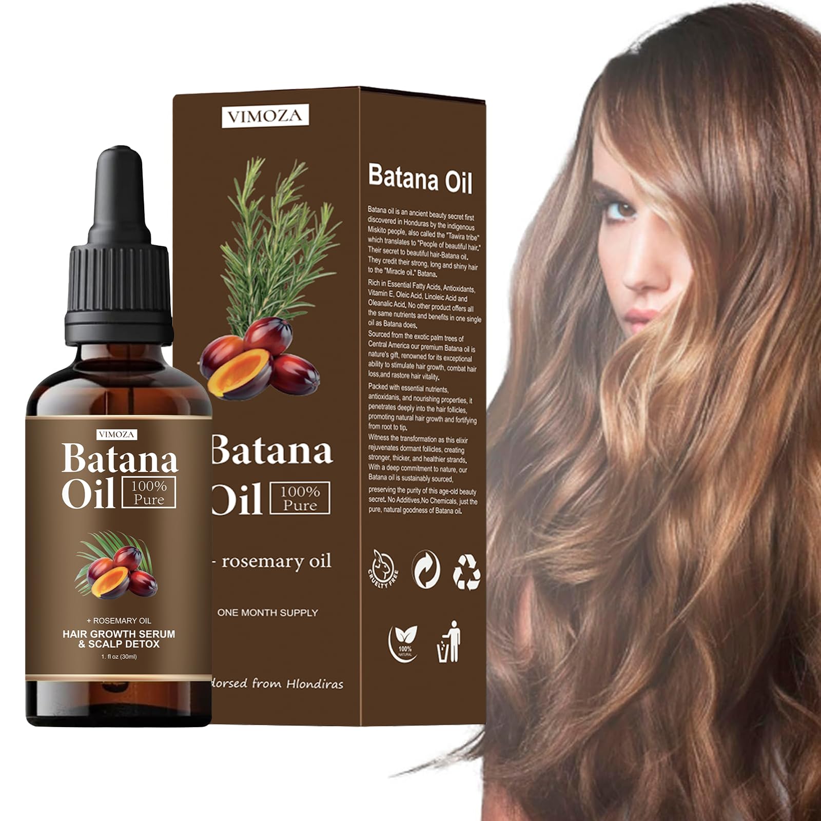 VIMOZA batana oil application ritual for easy weekly use.