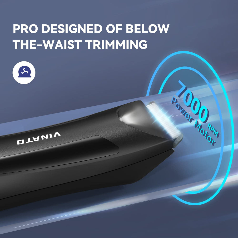 VINATO Ball Trimmer detachable blade close-up enabling easy cleaning and hygienic maintenance.