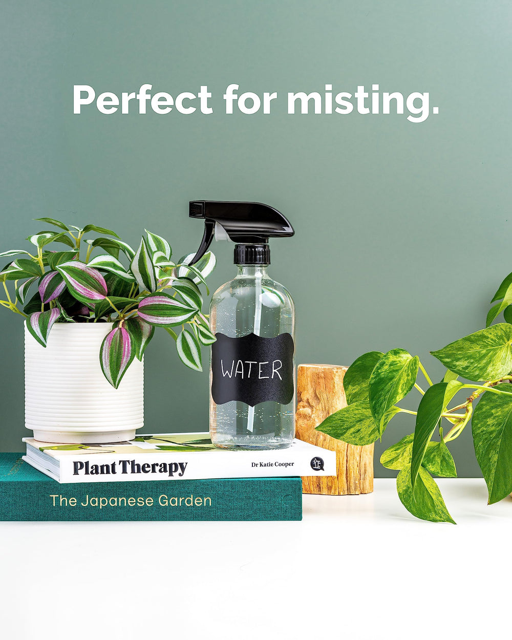 Vine Creations waterproof-labels keep cleaners organized and clearly identified.