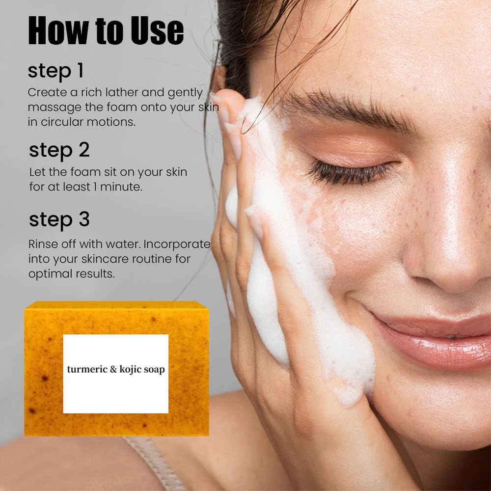 Vingtank eco-friendly packaging of turmeric kojic soap bars