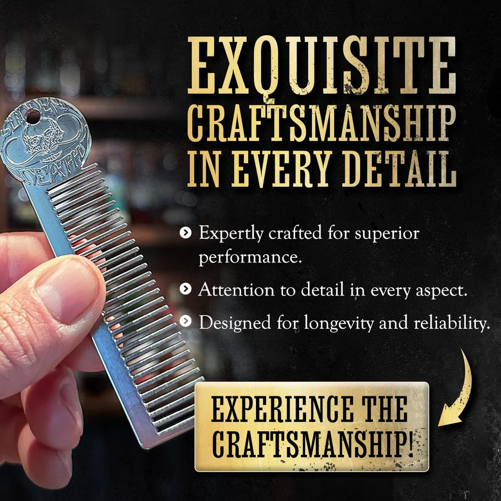 THE VINTAGE GROOMING CO Lightweight pocket grooming tool ideal for daily carry