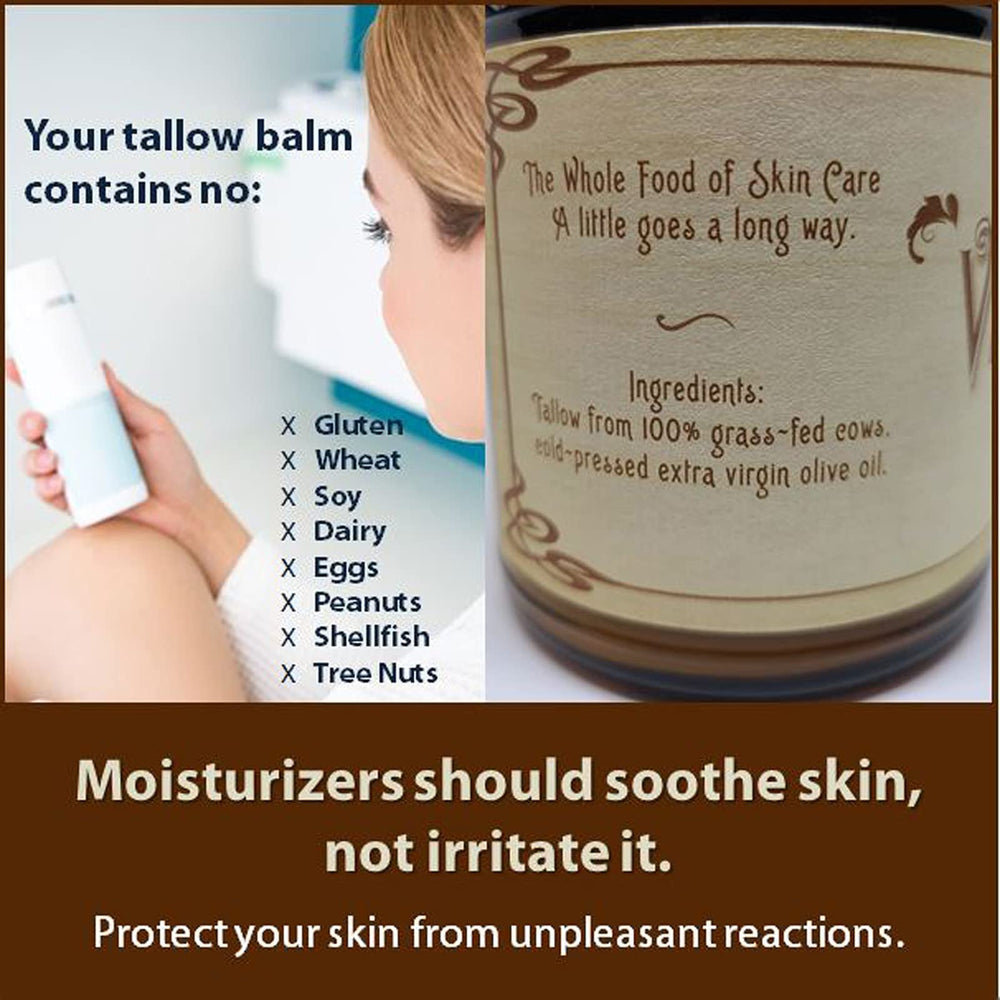 Vintage Tradition beef tallow balm sensitive skin communicates unscented, hypoallergenic nourishment you might appreciate.