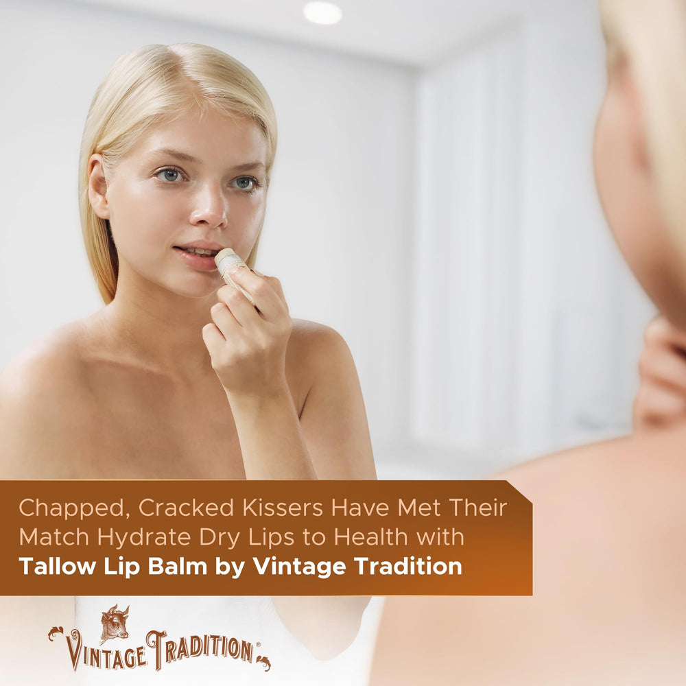 Vintage Tradition grass-fed beef tallow ingredient highlight for skin nourishment