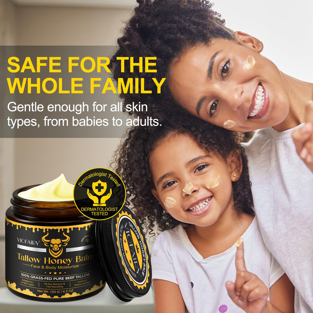 VIOFAIRY organic grass-fed beef tallow base for nourishing skincare