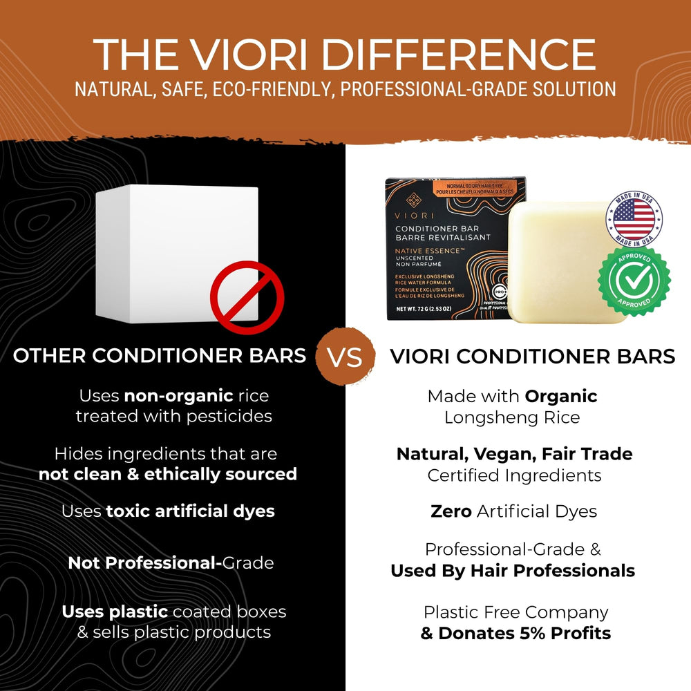 Viori acondicionador en barra para cabello seco y dañado