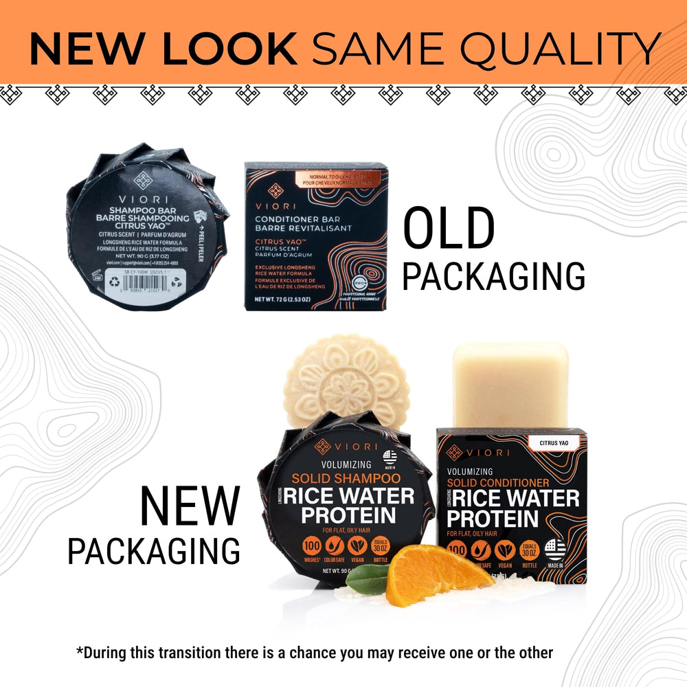 Viori Citrus Yao packaging presents sustainable, gift-ready set.