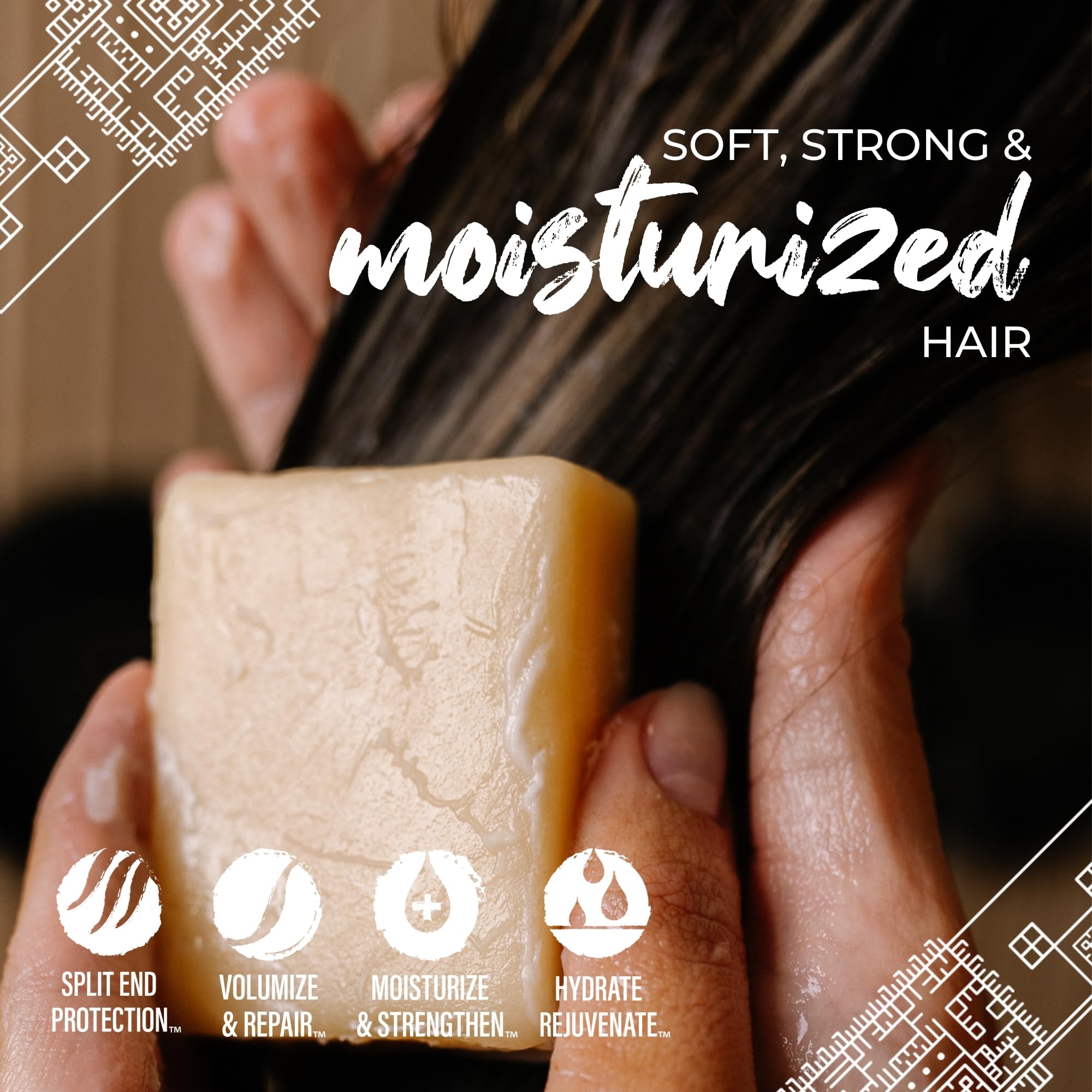 Cuidado sin plástico: barra de acondicionador para hidratación diaria.