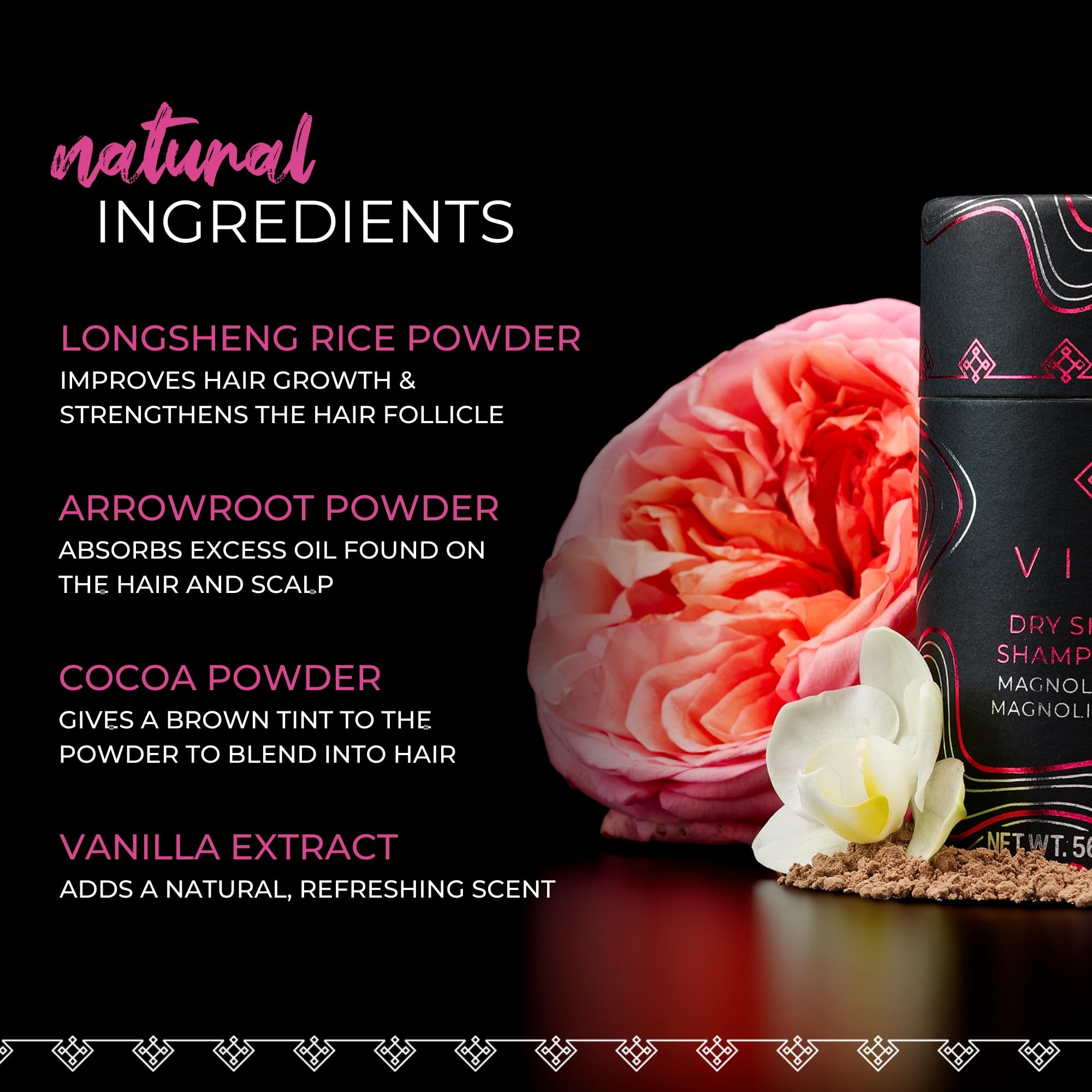 Viori dry shampoo odor neutralization closeup emphasizes odor control between uses