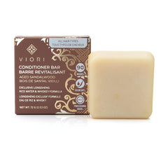 Viori Hamish & Co Conditioner Bar aged sandalwood bottle highlights hydration for men.