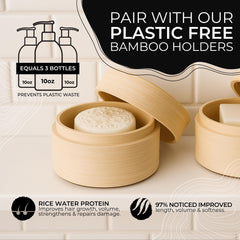 Viori rice-water ingredients close-up highlights nourishing elements.