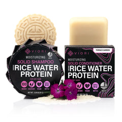 Viori Terrace Garden shampoo bar packaging highlights eco-friendly, bottle-free design.