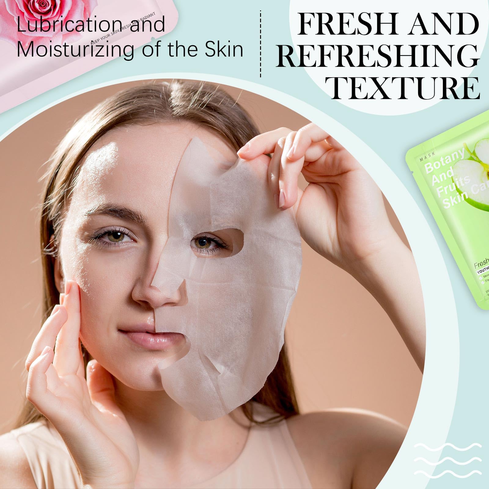 Viozakanry application and removal illustration shows how to use the masks.
