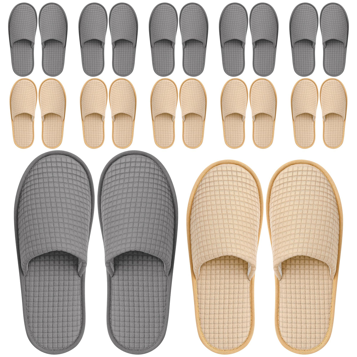 Vipay disposable slippers guest-pack image showing travel-ready packaging for hotels or events.