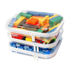 Viphope 3-piece clear hard-shell case side view for organized travel storage