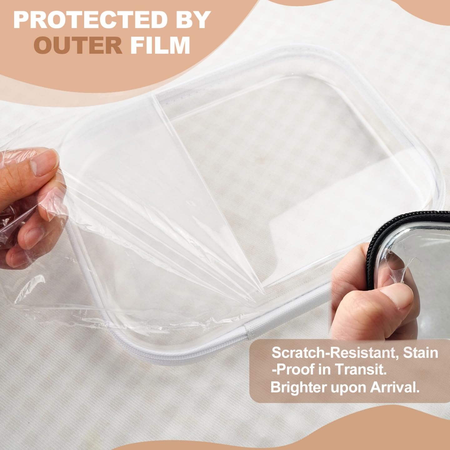 Viphope protective film reveal highlights crystal-clear transparency for quick checks